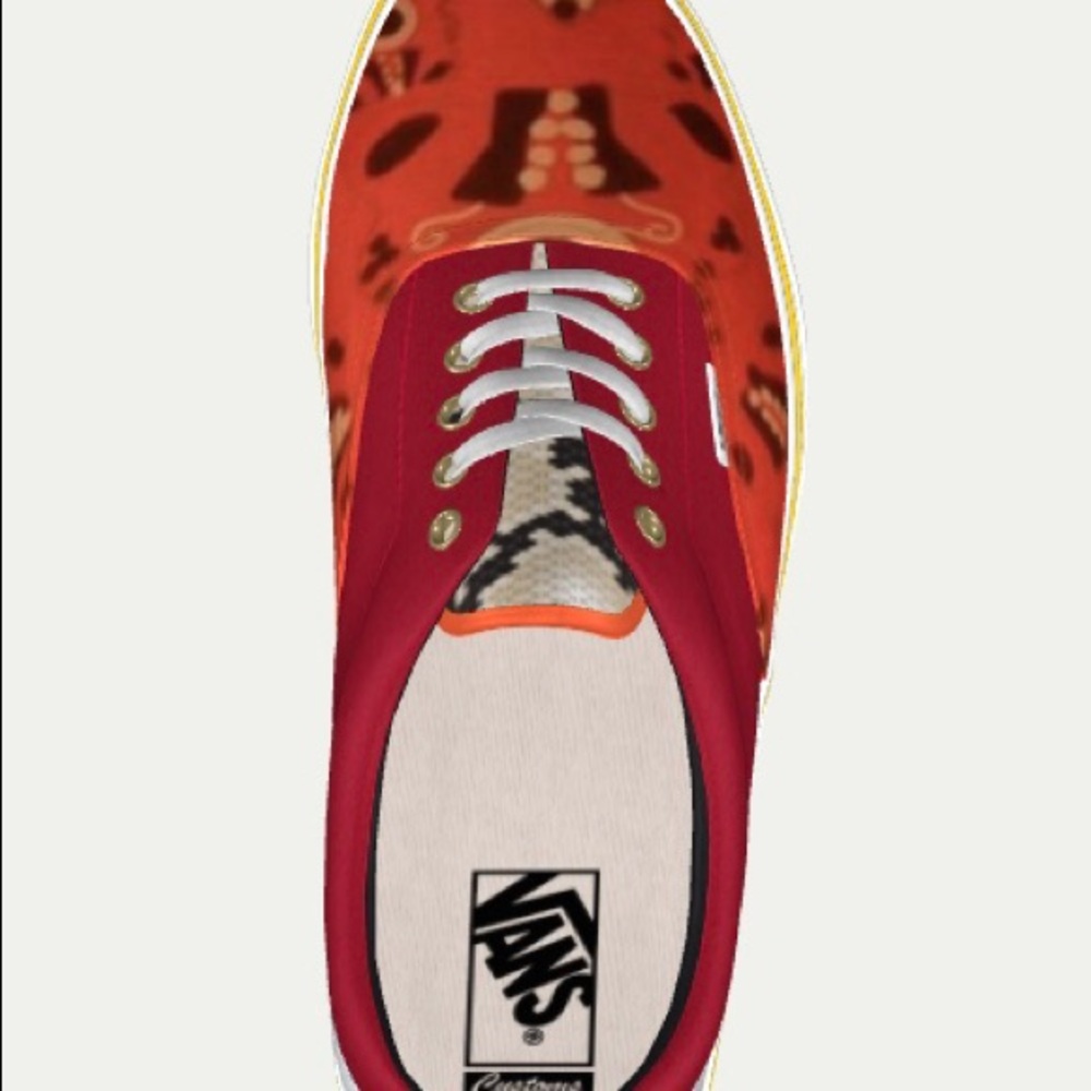Custom Vans(Geometric Design) - Picture 4 of 5